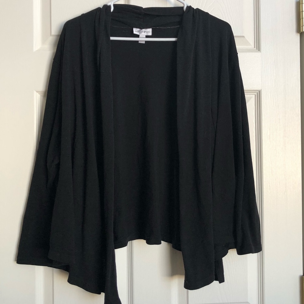 Black Drape Cardigan